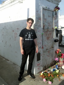 Voodoo Queen Marie Laveau's tomb on Saint Louis Cemetery No. 1