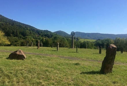 Perstejn Celtic Park - faux stone circle.