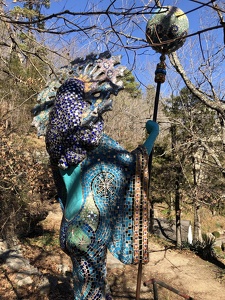 Mardi Gras Statue - Downtown Eureka Springs, AR