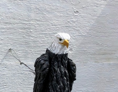 Eagle Sculpture - Booger Hollow Tabernacle, Arkansas