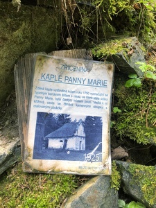 The ruins of the chapel of the Virgin Mary