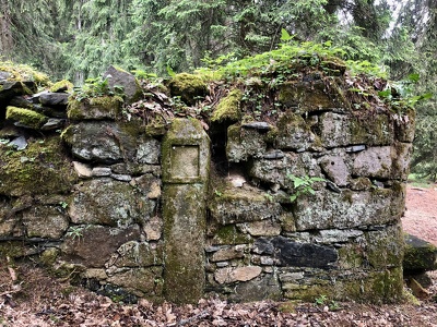 The ruins of the chapel of the Virgin Mary