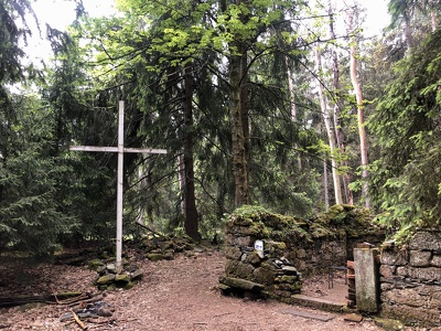 The ruins of the chapel of the Virgin Mary