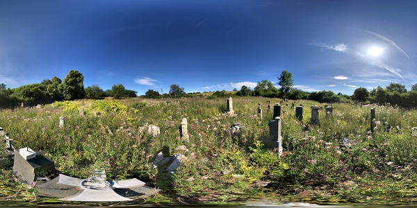 Cemetery at Church of the Assumption of the Virgin Mary in Svatobor, CZ