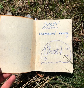 Summit Register at Burberg (Úhošť (Kadaň), CZ)