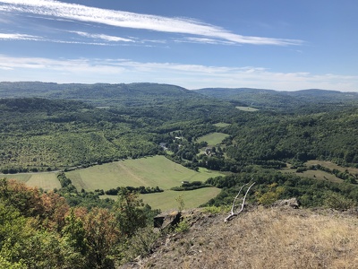 Hike up Burberg (Úhošť (Kadaň), CZ)