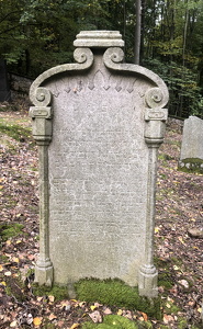 Jewish cemetery in Hroznětín (CZ)