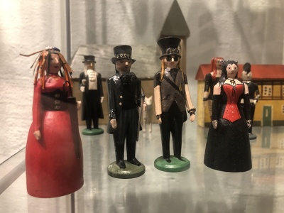 Gerhard Riebel, traditional Folk Art Figurines of Wave Gothic Meeting, Leipzig