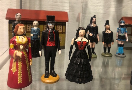 Gerhard Riebel, traditional Folk Art Figurines of Wave Gothic Meeting, Leipzig