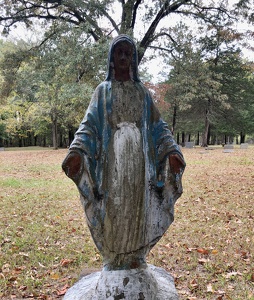 Black Madonna at African American Cemetery, Manifee, AR