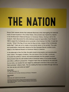 Monumental by Sonya Clark at Exhibition: This Present Moment at Renwick Gallery, Washington, DC