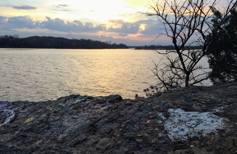 Hippie Rocks at Arkansas River, Conway, AR