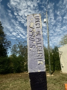 Harrison Mayes Marker outside Conway, AR