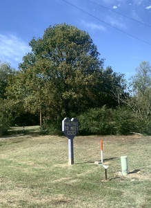 Harrison Mayes Marker outside Conway, AR