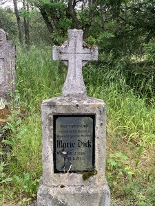 Forest Cemetery in České Hamry, CZ