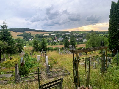 Forest Cemetery in České Hamry, CZ