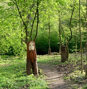 Roadside Sculptures in Lužec, CZ