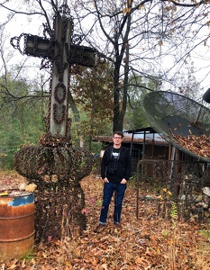 Robert Wells Chain Sculptures and Roadside Ministry and Environment.