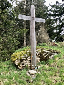 Weird Jesus Worship Place in the Woods (near Pollmerfelsen, Crottendorf)