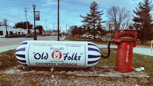 Roadside Sausage consisting of Old Folks I suppose :)