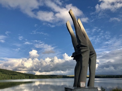 Sculptures at Pressnitz - Water Reservoire