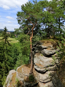 Einsiedlerstein, Hermit's Rock, Hrad Sloup, CZ