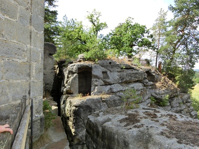 Einsiedlerstein, Hermit's Rock, Hrad Sloup, CZ