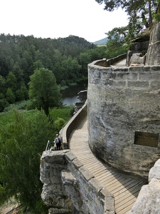 Einsiedlerstein, Hermit's Rock, Hrad Sloup, CZ