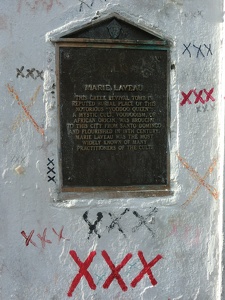 Voodoo Queen Marie Laveau's tomb on Saint Louis Cemetery No. 1