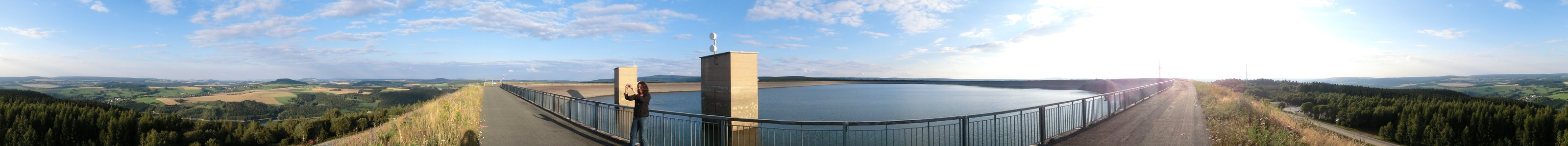 Panorama - Oberbecken, Markersbach