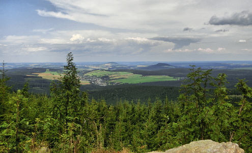 Richtung Fichtelberg